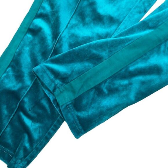 Scotch & Soda Velour Sweatpants Lounge Pants Velvet Emerald Green Size Small - Picture 6 of 13
